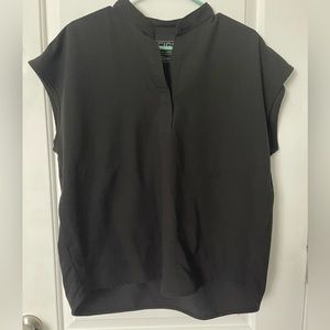 Figs Rafaela scrub top medium black